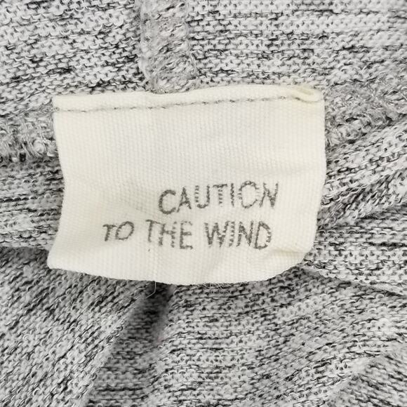 Urban Outfitters Gray Hooded Cardigan Medium - Picture 6 of 6